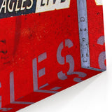 Retro Wall Art – Eagles Live Album Canvas Print