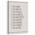 Kids Affirmation Nursery Wall Art – Baby Room Decor & Motivational Print