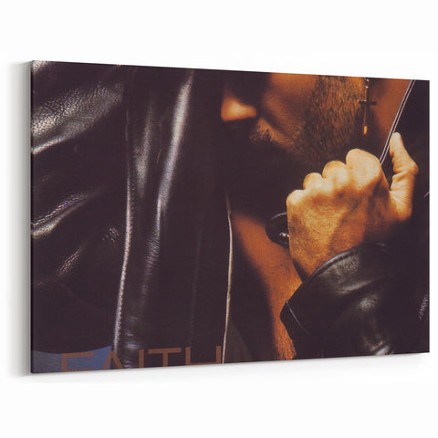 Retro Wall Art – George Michael Faith Album Canvas Print