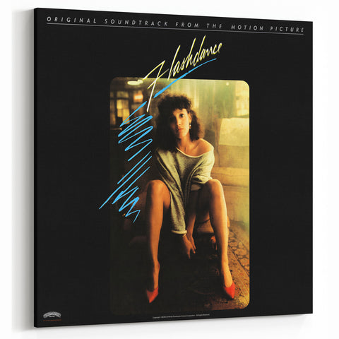 Retro Wall Art – Flashdance Soundtrack Album Canvas Print