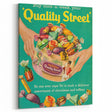 Retro Quality Street Ad Wall Art - Vintage Prints for Sweet Lovers