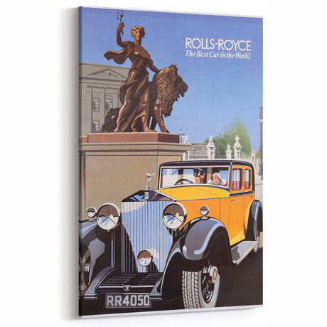 Retro Rolls-Royce Ad Wall Art - Vintage Prints for Car Enthusiasts