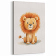 Cute Lion Nursery Wall Art - Baby Room Decor for Kids