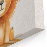 Cute Lion Nursery Wall Art - Baby Room Decor for Kids