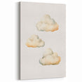 Soft Watercolor Clouds Nursery Wall Art - Baby Room Decor