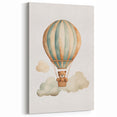 Teddy Bear Hot Air Balloon Nursery Wall Art - Baby Room Decor