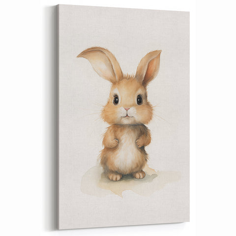 Adorable Bunny Nursery Wall Art - Baby Room Decor Print