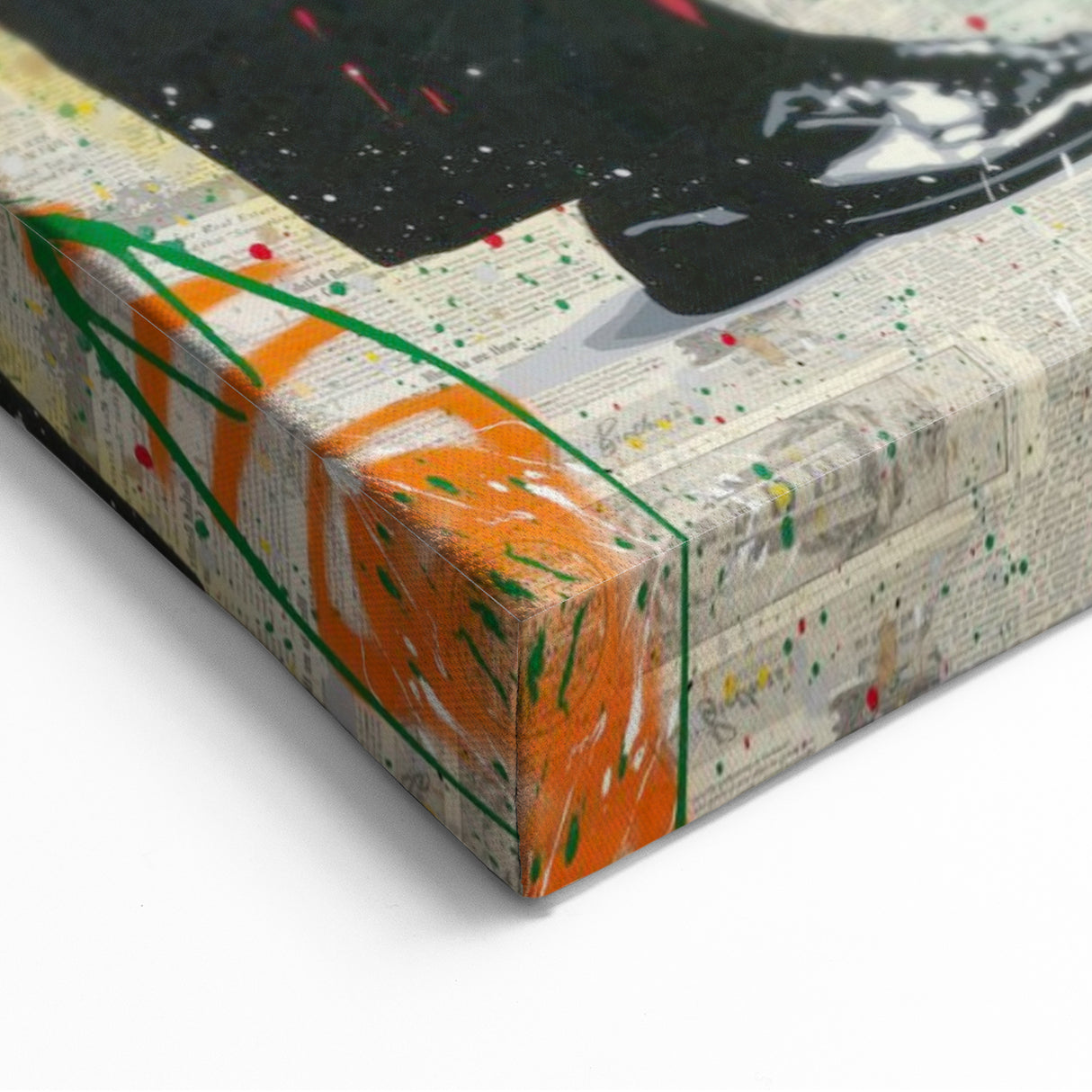 Modern Pop Art Wall Art – Colorful Father and Son Canvas
