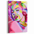 Vibrant Pop Art Wall Art – Colorful Monroe Canvas Print