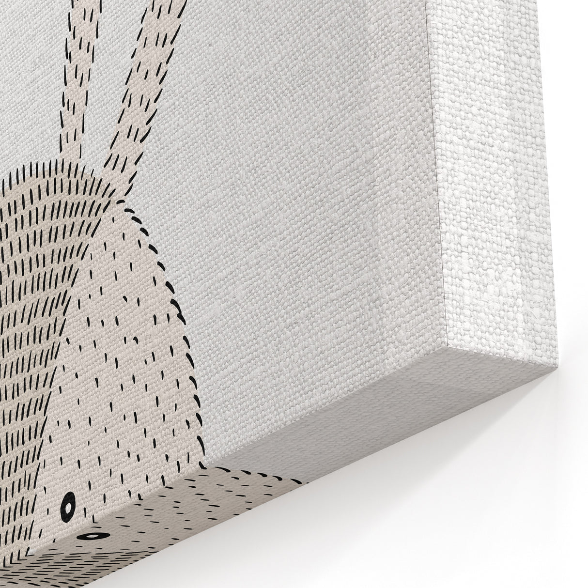 Rabbit Framed Nursery Art - Baby Room Wall Decor for Kids