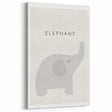 Elephant Nursery Wall Art - Stretched Canvas Baby Room Decor