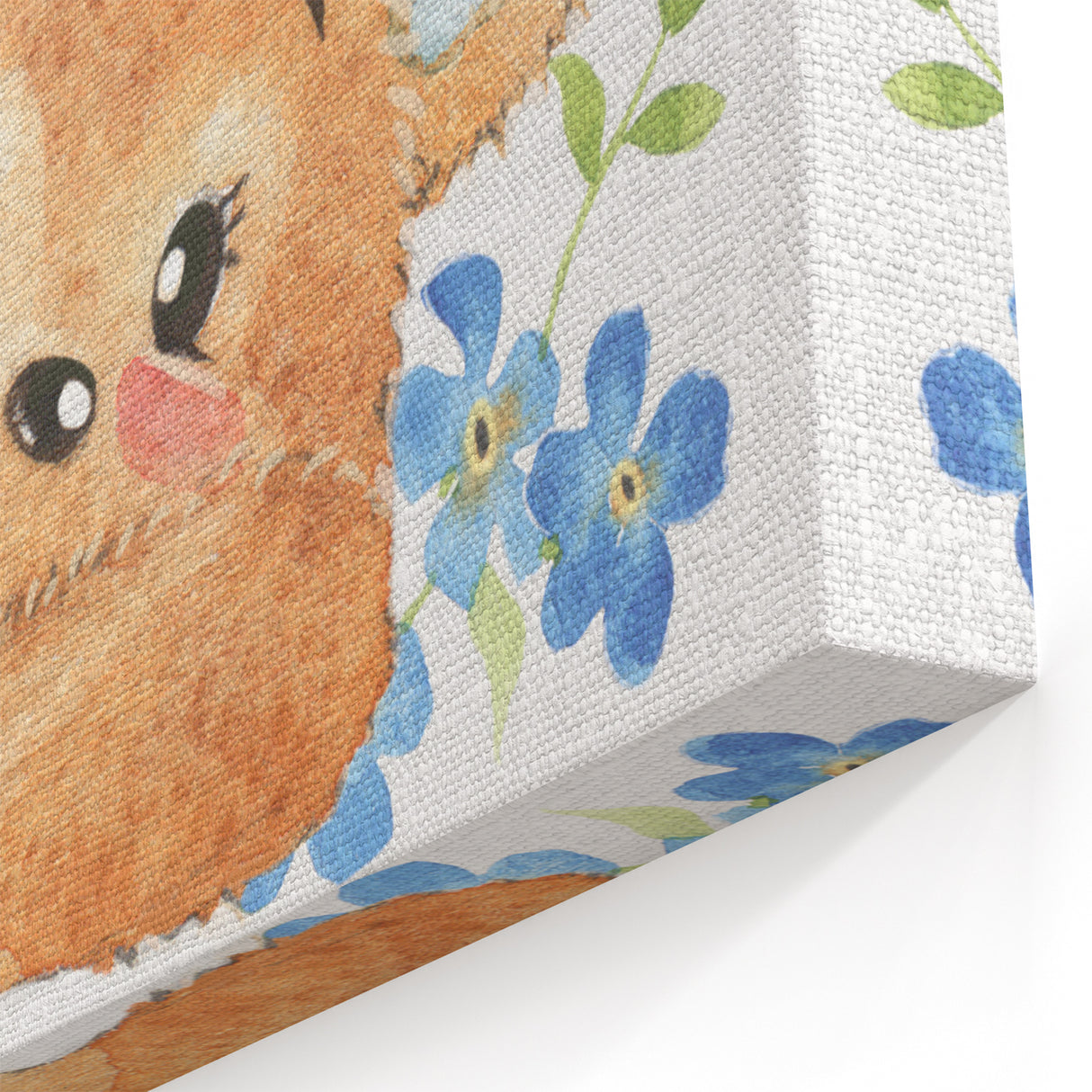 Watercolor Bear Nursery Art - Framed Baby Room Wall Decor