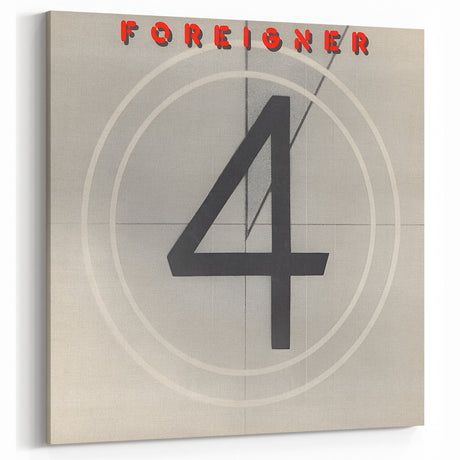 Retro Foreigner 4 Poster - Vintage Prints for Nostalgic Wall Art
