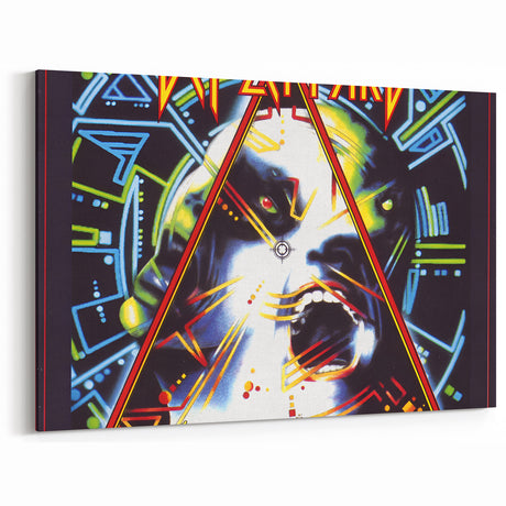 Retro Def Leppard Hysteria Poster - Vintage Prints for Wall Art