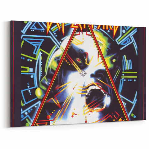 Retro Def Leppard Hysteria Poster - Vintage Prints for Wall Art
