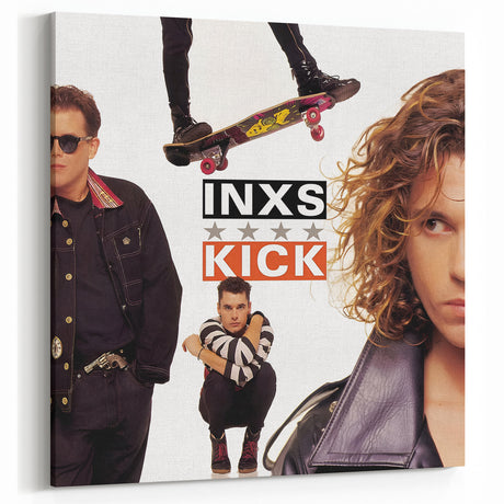 Retro INXS Kick Poster - Vintage Prints for Nostalgic Wall Art