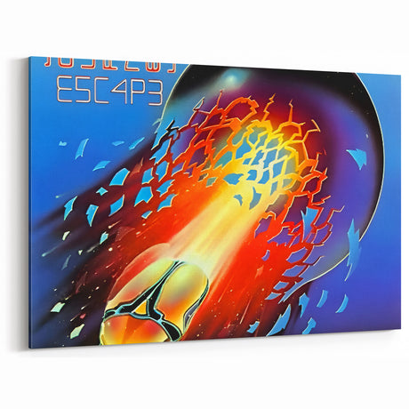 Retro Journey Escape Poster - Vintage Prints for Nostalgic Wall Art