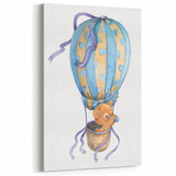 Adventure Bear Nursery Art - Framed Baby Room Wall Decor