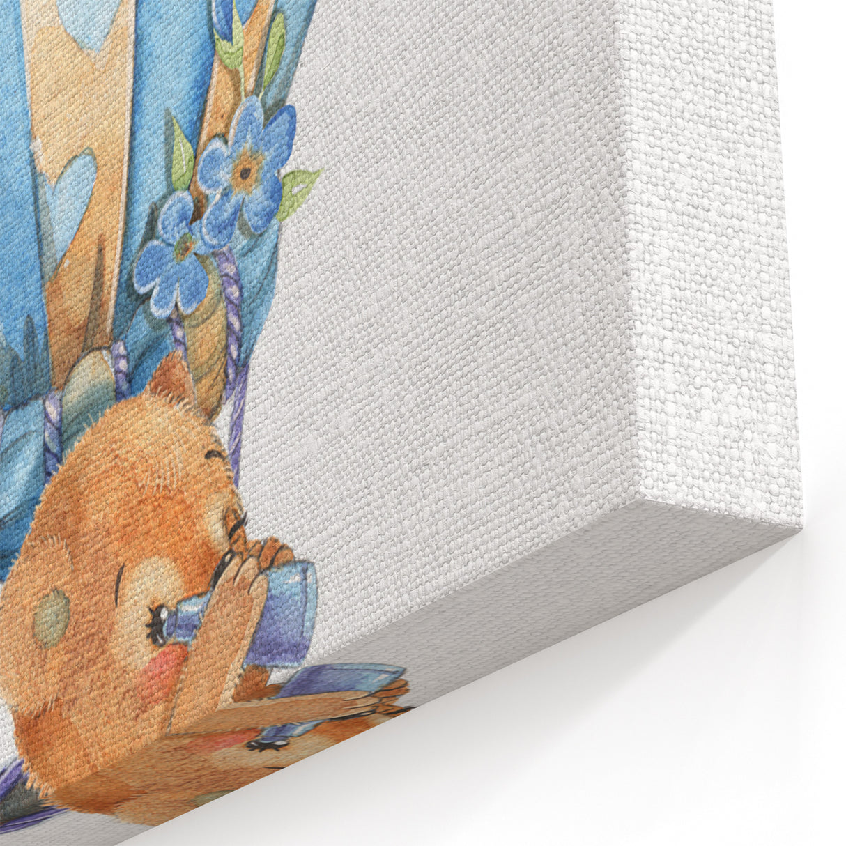 Adventure Bear Nursery Art - Framed Baby Room Wall Decor
