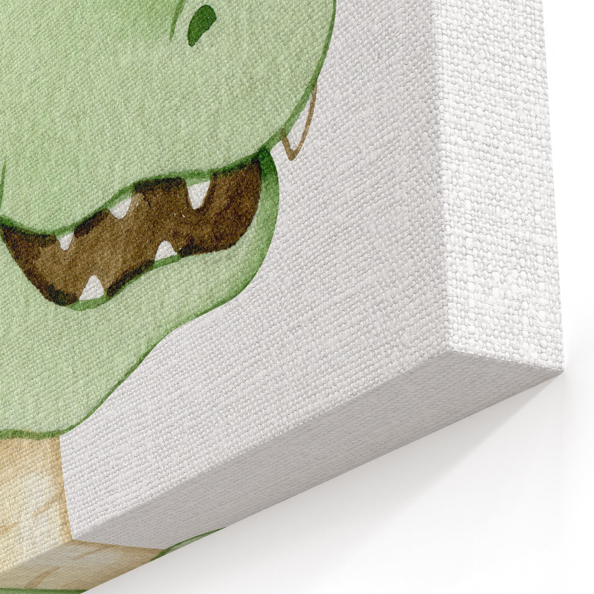 Cute Dinosaur Nursery Wall Art - Framed Baby Room Decor