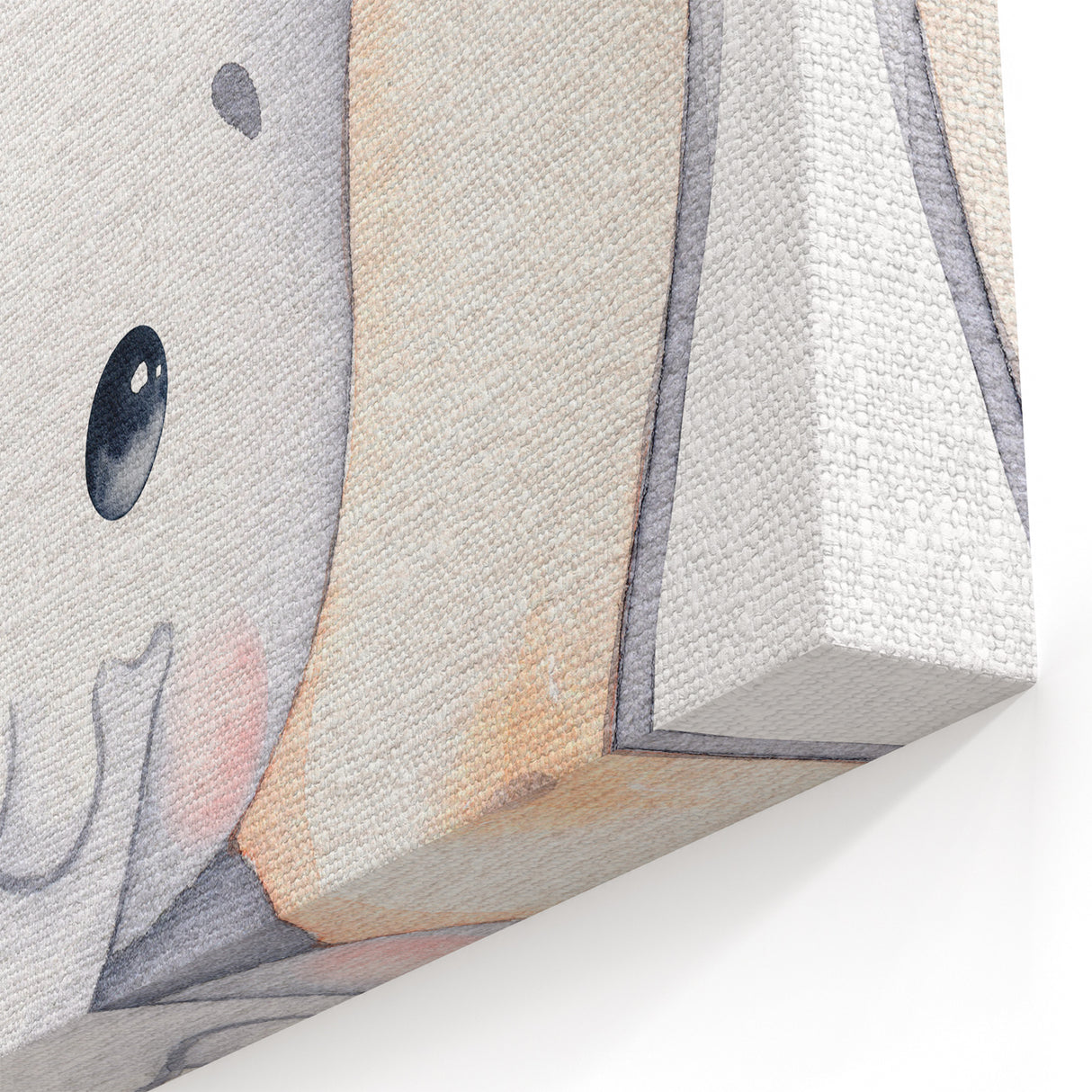 Adorable Elephant Nursery Canvas Prints - Baby Room Decor