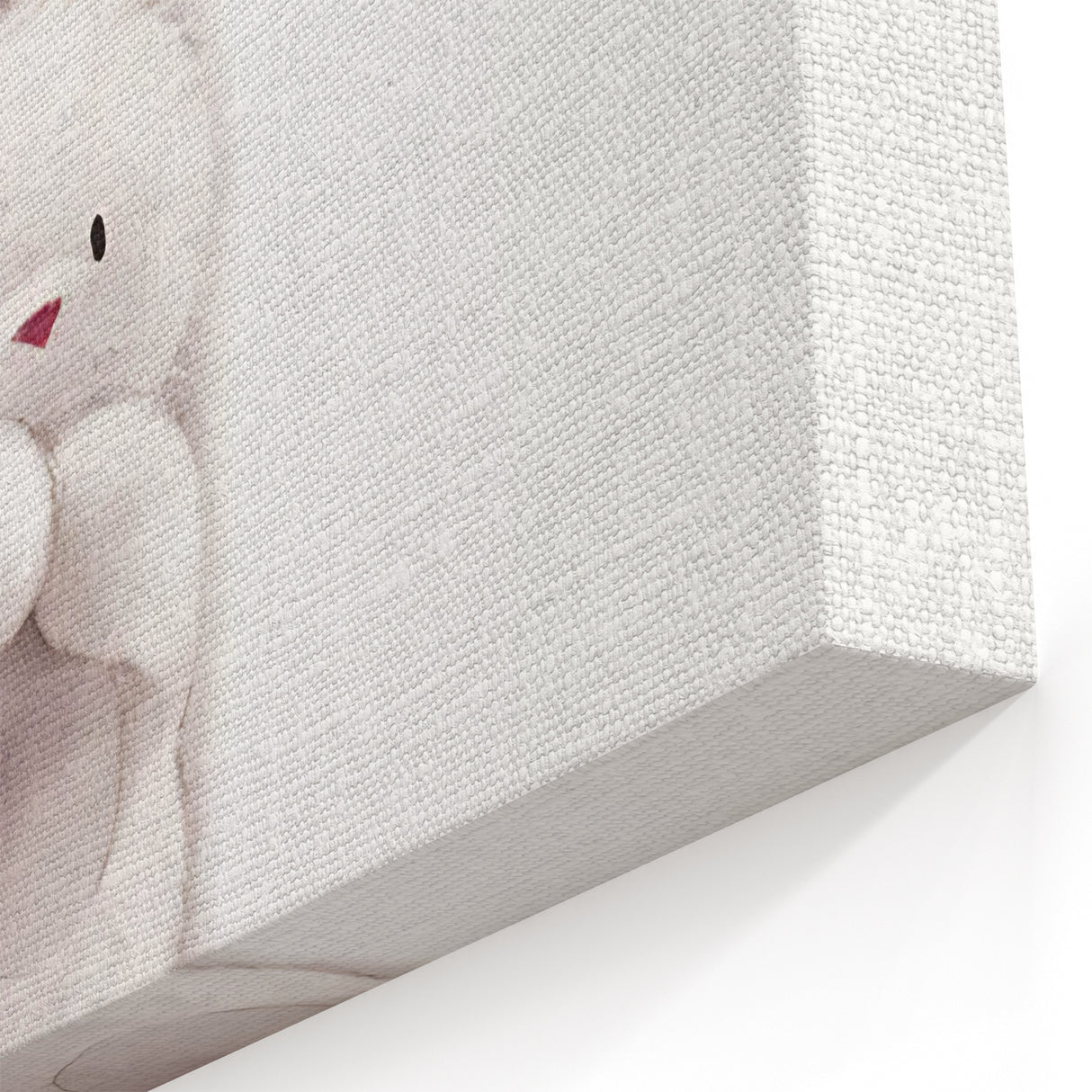 Fluffy Bunny Nursery Canvas Prints - Kids Room Art Decor