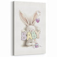 Baby Bunny Nursery Canvas Prints - Custom Baby Room Decor