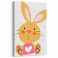 Playful Bunny Nursery Wall Art - Framed Baby Room Decor