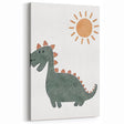 Dinosaur Nursery Wall Art - Stretched Canvas Baby Room Decor
