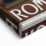 Rome Vintage Travel Poster - Retro Italian Architecture Art