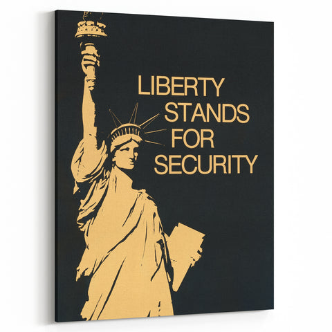 Vintage Travel Poster - Statue of Liberty | Retro Travel Art Print