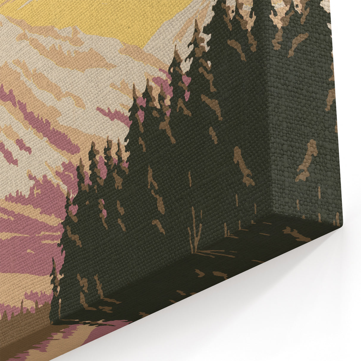 Vintage Travel Poster - Lassen Volcanic Park | Retro Nature Art