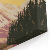 Vintage Travel Poster - Lassen Volcanic Park | Retro Nature Art