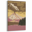 Vintage Travel Poster - Lassen Volcanic Park | Retro Wilderness Art