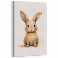 Adorable Fluffy Bunny Nursery Wall Art - Baby Room Decor