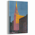 Vintage Travel Poster - Chicago Temple | Retro City Art Print