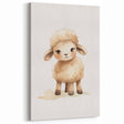 Sweet Fluffy Lamb Nursery Wall Art - Baby Room Decor Print