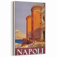 Vintage Travel Poster - Napoli, Italy | Retro Architecture Art Print