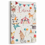 Whimsical Circus Nursery Wall Art - Baby Room Decor Print