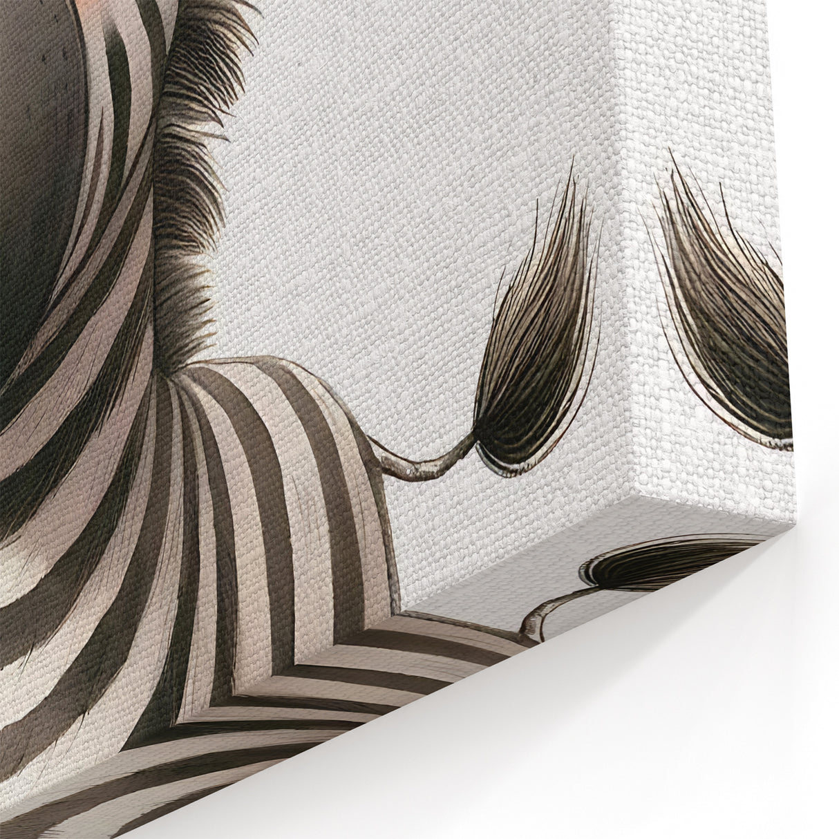 Safari Zebra Nursery Wall Art - Children's Wall Art Print