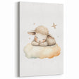 Sleeping Lamb Nursery Wall Art – Baby Room Decor & Kids Prints