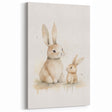 Mother & Baby Bunny Nursery Wall Art – Baby Room Decor Prints