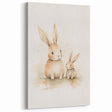 Mother & Baby Bunny Nursery Wall Art – Baby Room Decor Prints