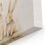 Mother & Baby Bunny Nursery Wall Art – Baby Room Decor Prints