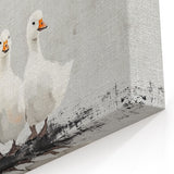 Elegant Geese Nursery Wall Art - Acrylic Nursery Art