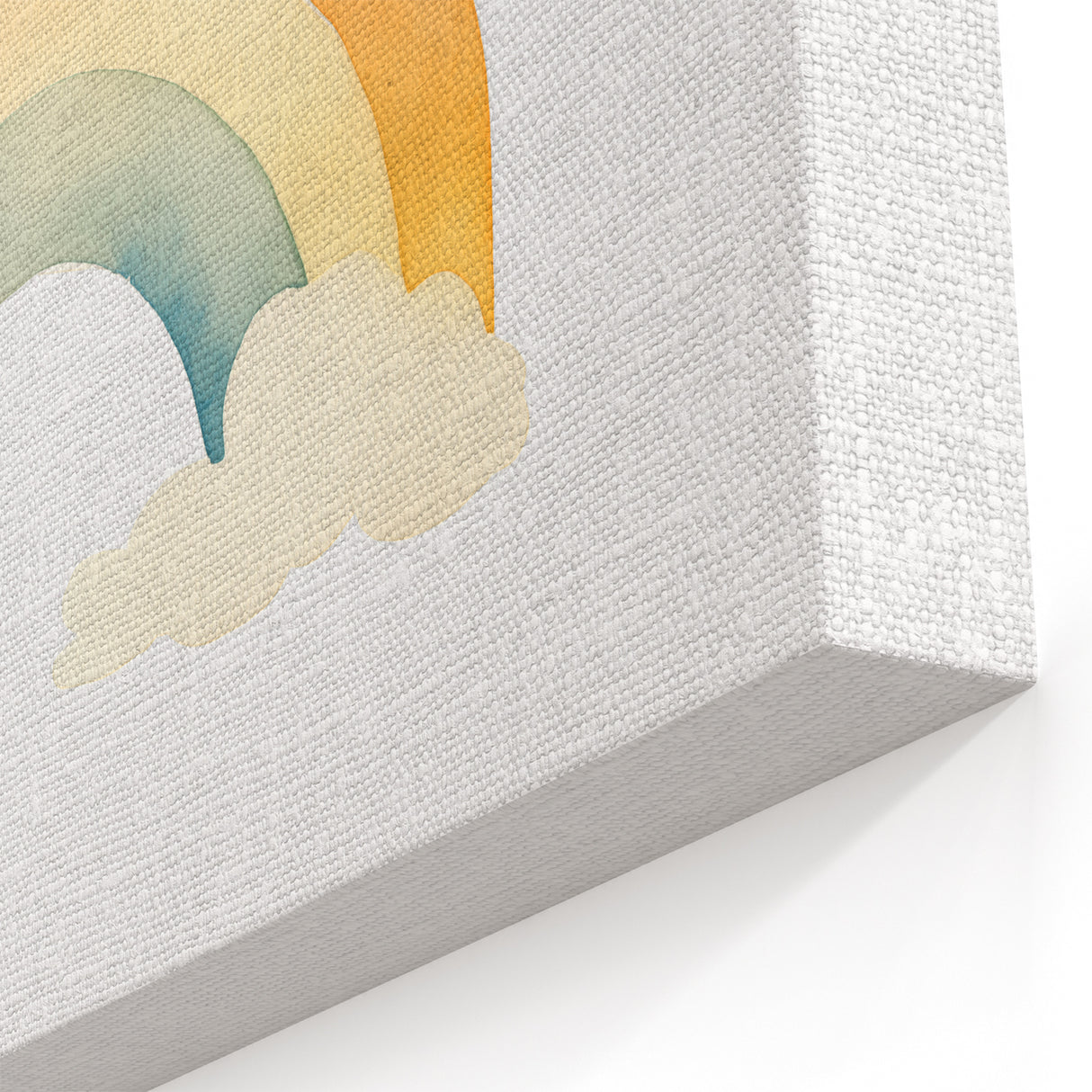 Watercolor Rainbow Nursery Wall Art – Baby Room Decor Prints