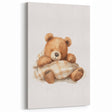 Sleeping Teddy Bear Nursery Wall Art – Baby Room Decor Prints
