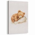 Sleeping Teddy Bear Nursery Wall Art – Baby Room Decor & Prints