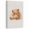 Relaxed Teddy Bear Nursery Wall Art – Baby Room Decor & Prints