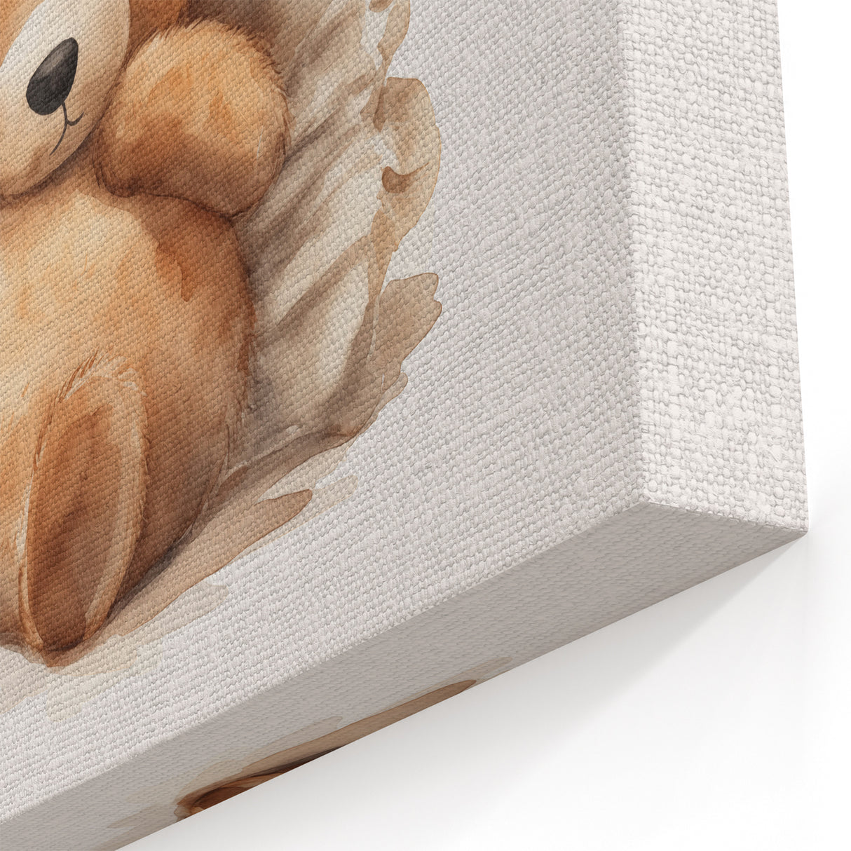 Relaxed Teddy Bear Nursery Wall Art – Baby Room Decor & Prints